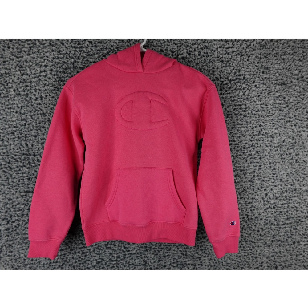 CHAMPION Fleece Sweatshirt/Sweatpants‎ 2 PC Girl's L Size 12 Hot Pink